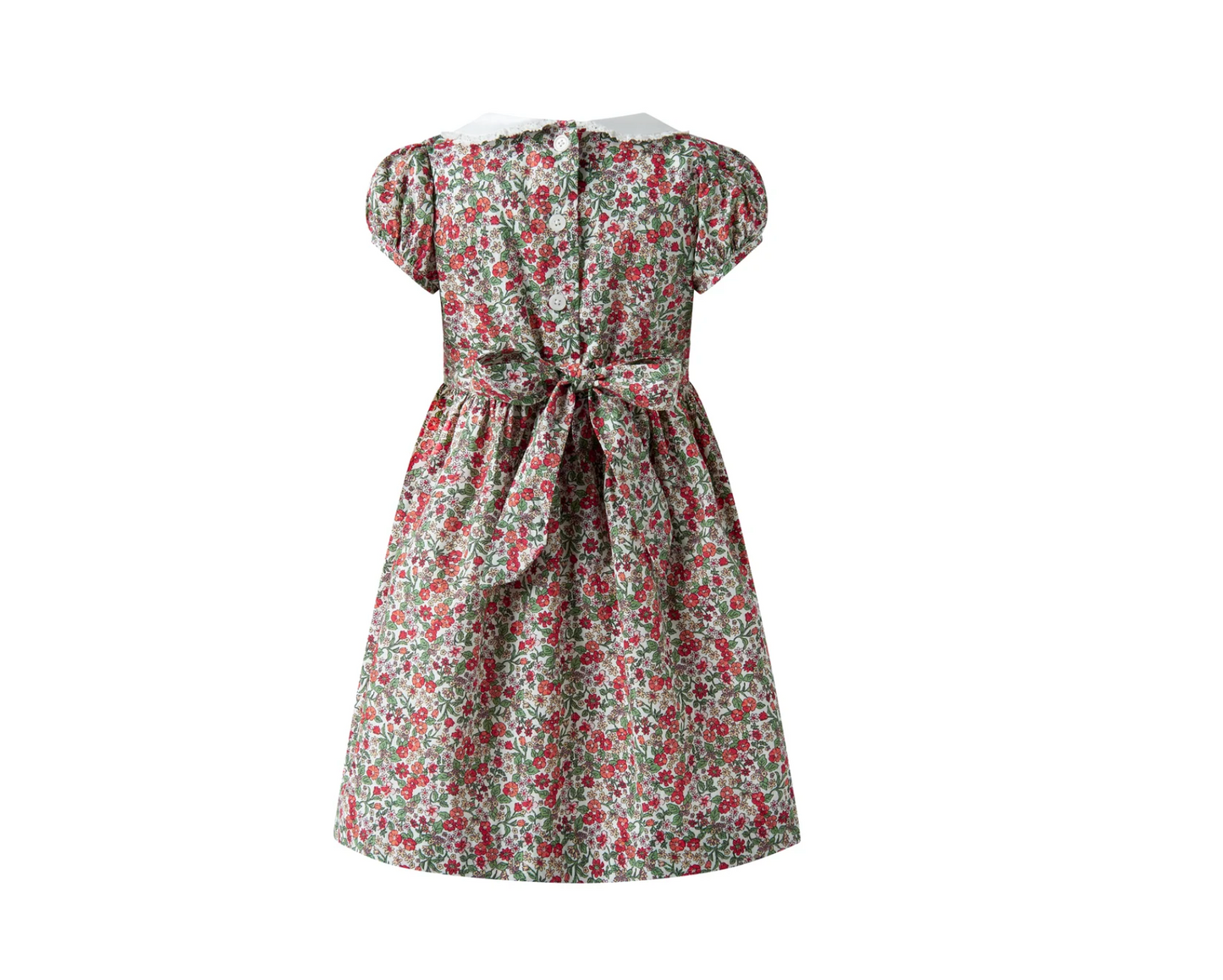 Rachel Riley Botanical Frill Front Dress
