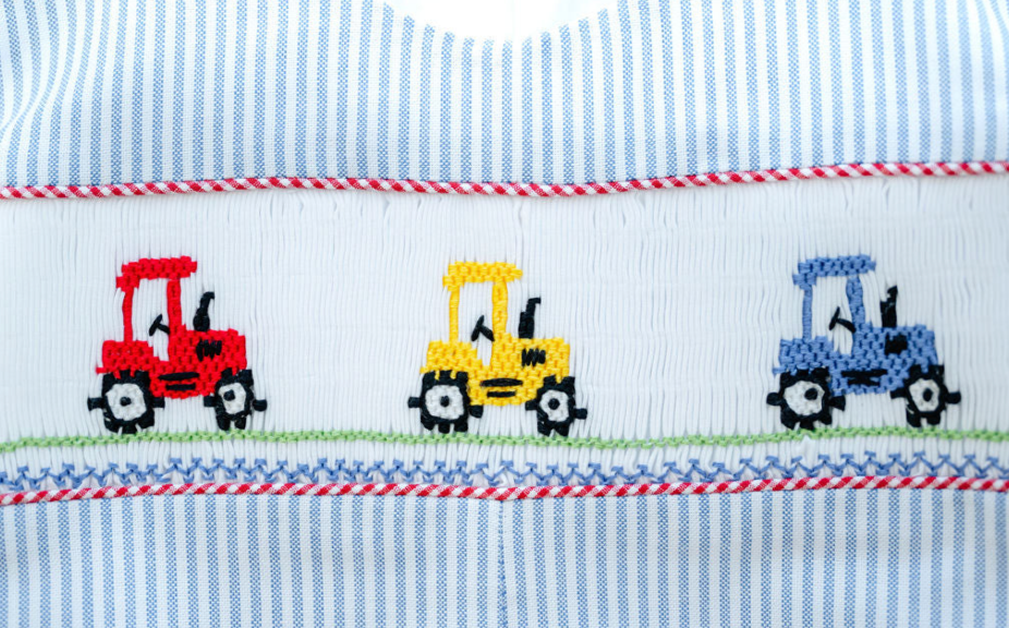 Smocked Tractor Bubble
