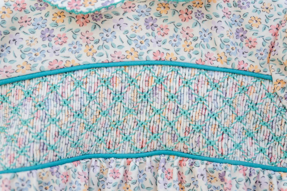 Fall Floral Smocked Libby Dress