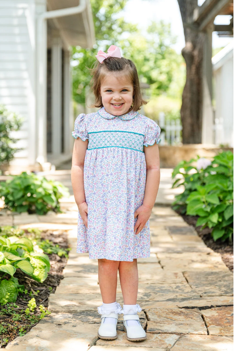 Fall Floral Smocked Libby Dress