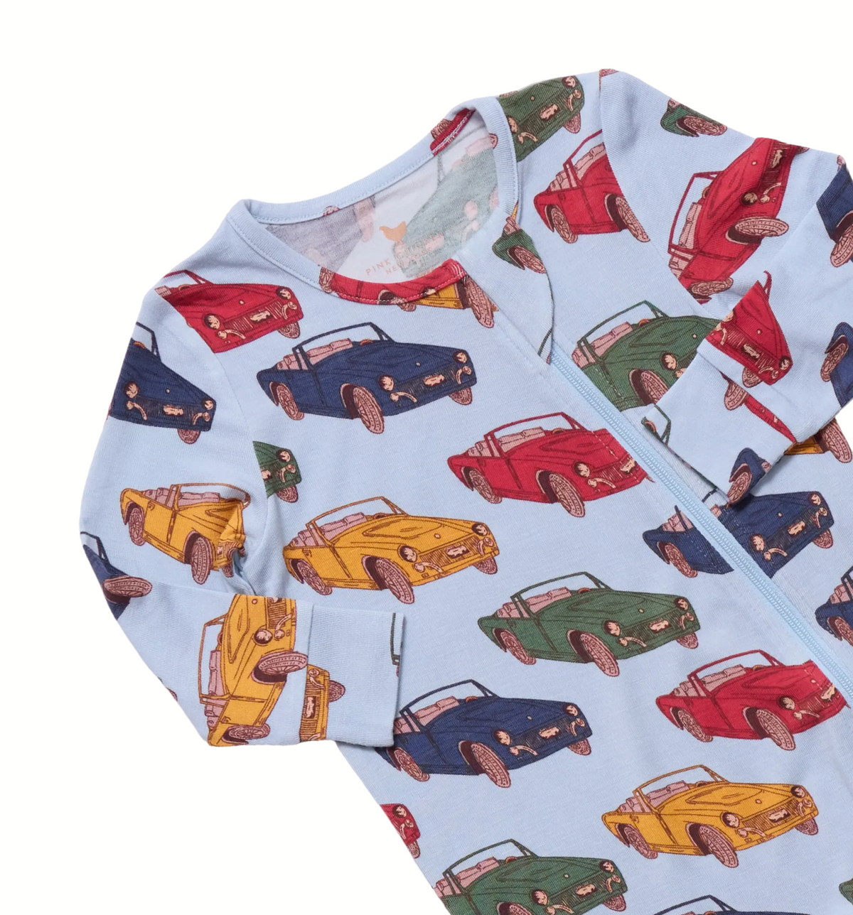 Baby Bamboo Romper - Vintage Cars