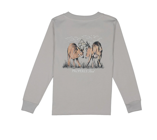 Boys Trophy Season Ice Grey Tee