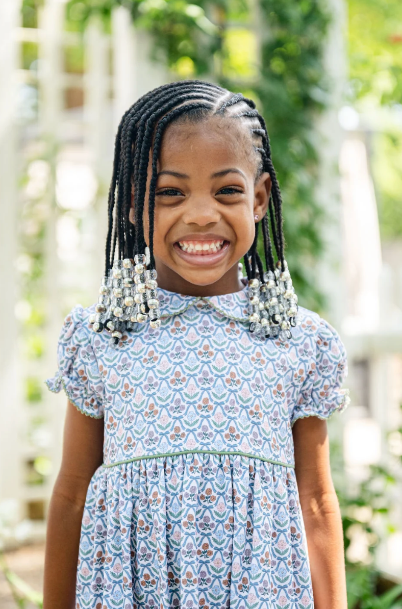 Green Retro Bows Libby Dress