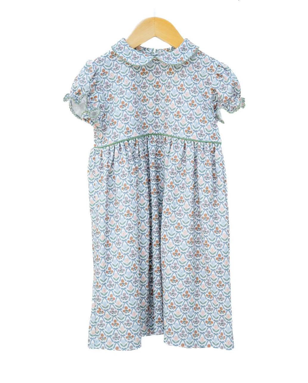 Green Retro Bows Libby Dress