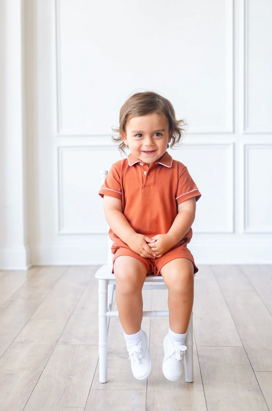 Golden Orange Harold Romper