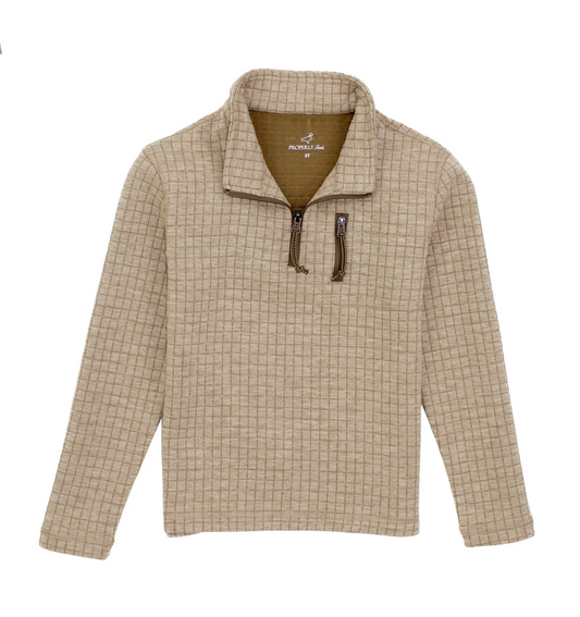 Boys Delta Pullover - White Oak