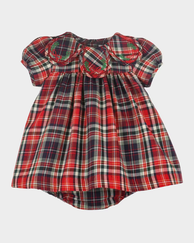 Evergreen Tartan Petal Float