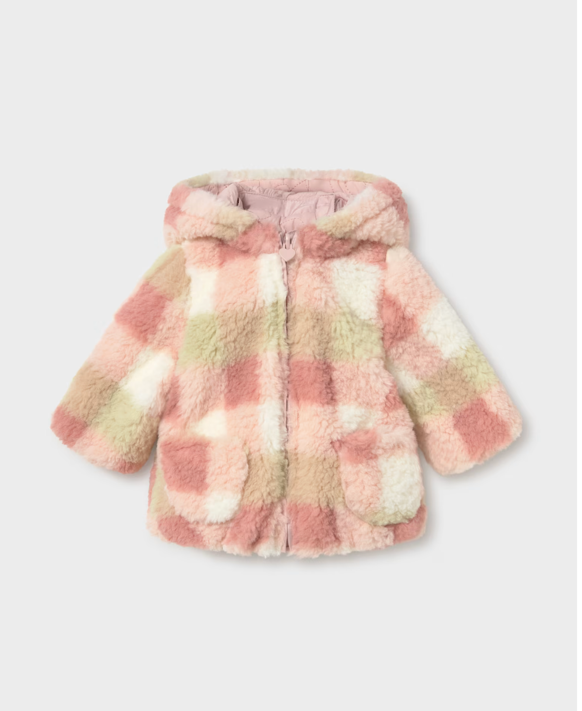 Pink Bow Reversible Puffer Jacket