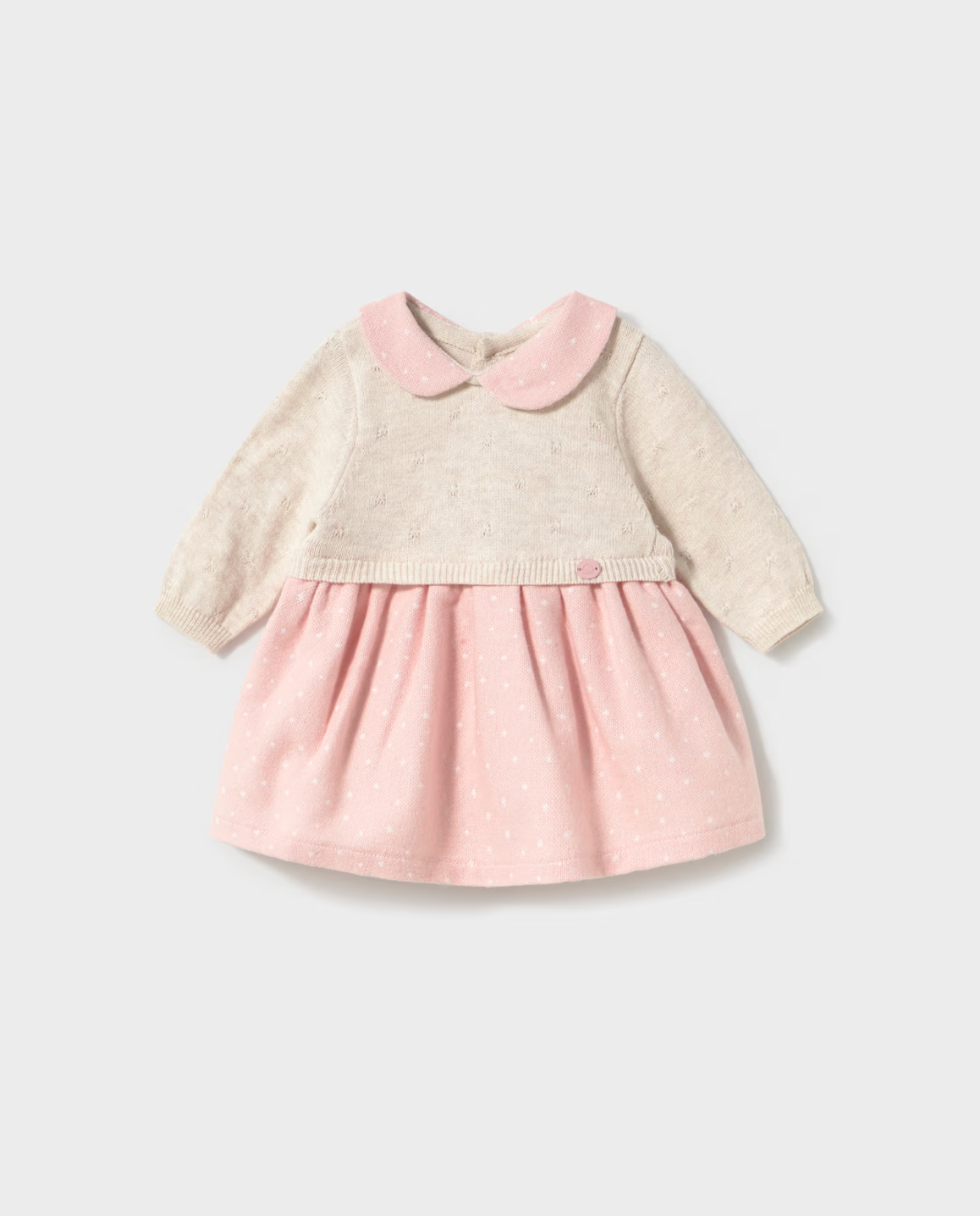 Baby Girl Knit Dress - Blush