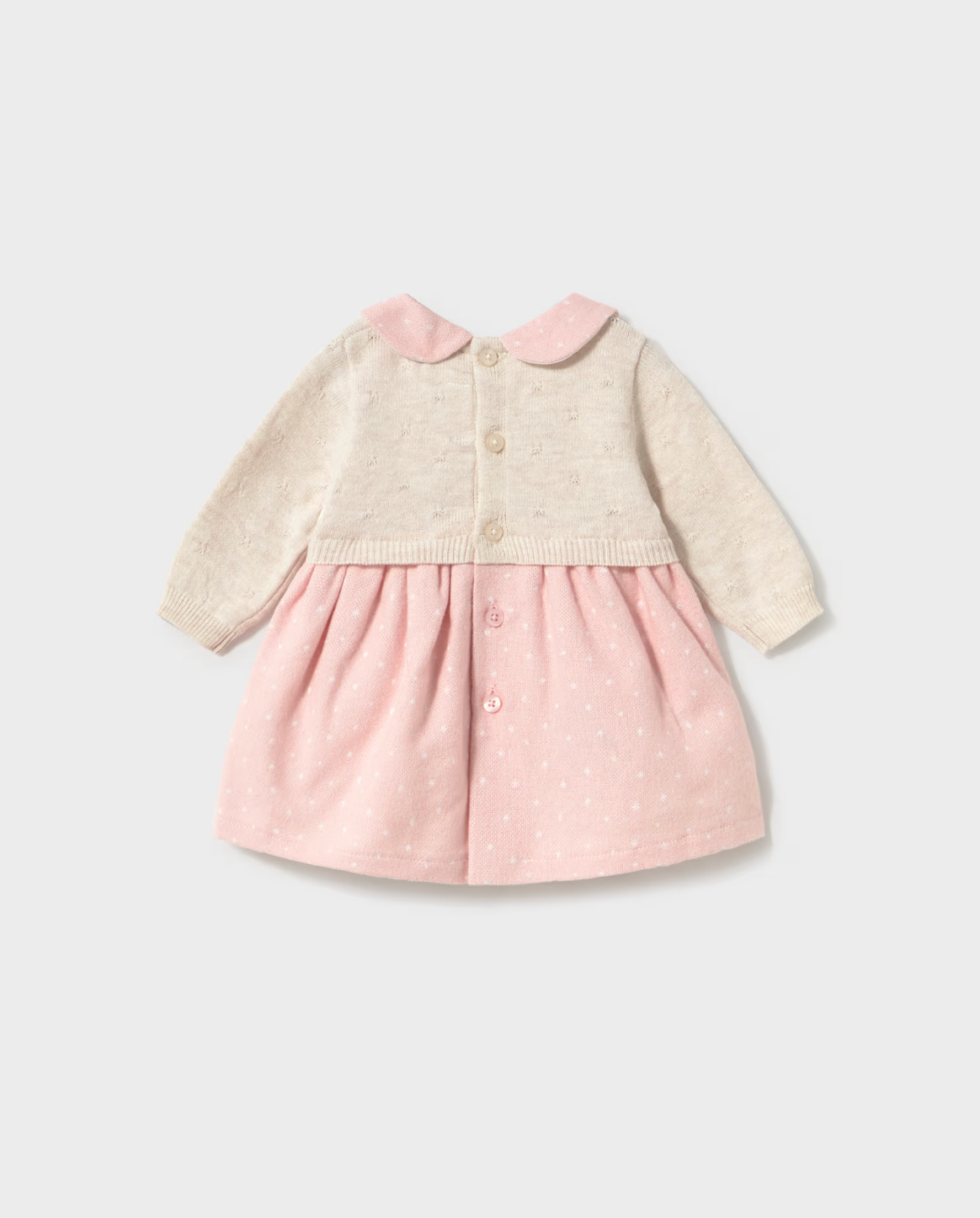 Baby Girl Knit Dress - Blush