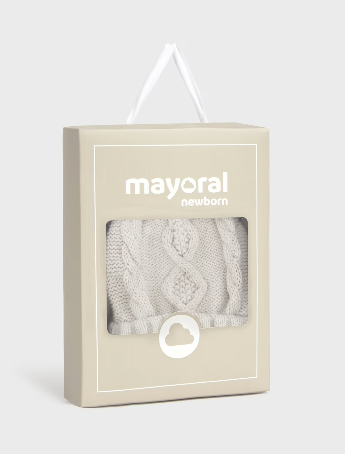 Baby Knit Hat and Mitten Set - Milk