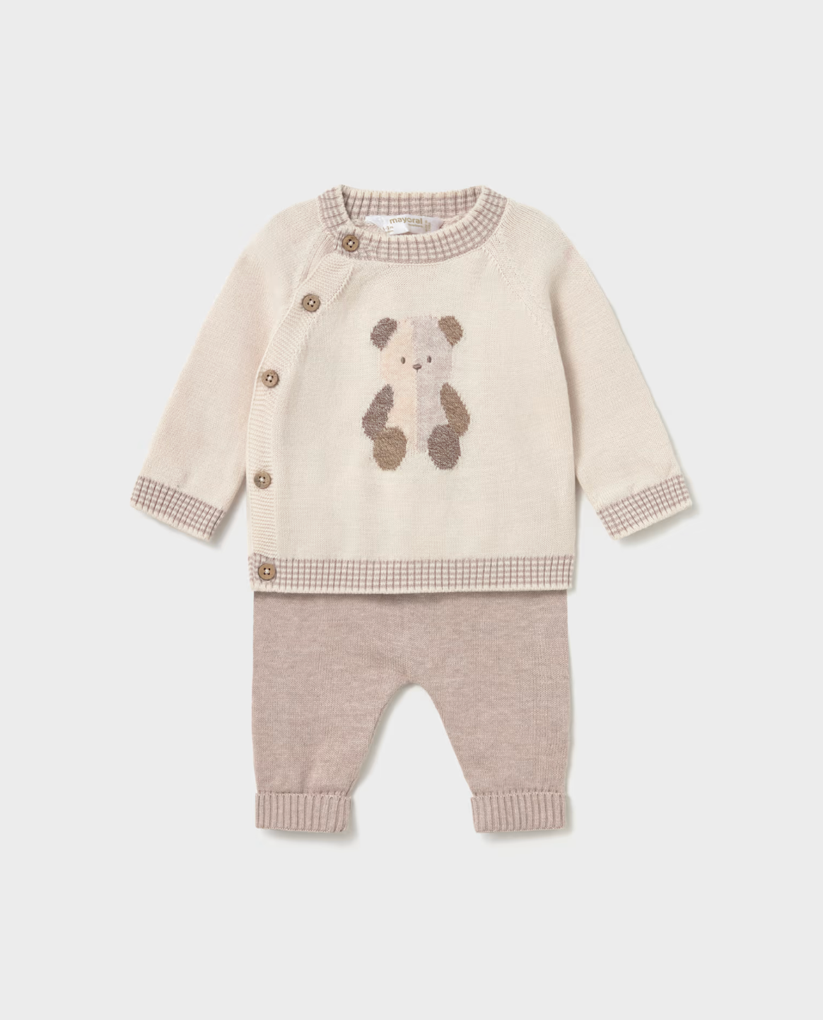 Baby Pant and Bear Sweater Set