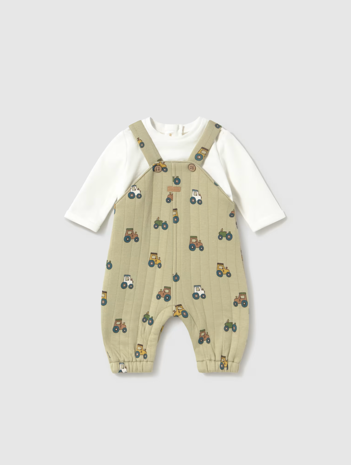 Tractor Printed One Piece Set