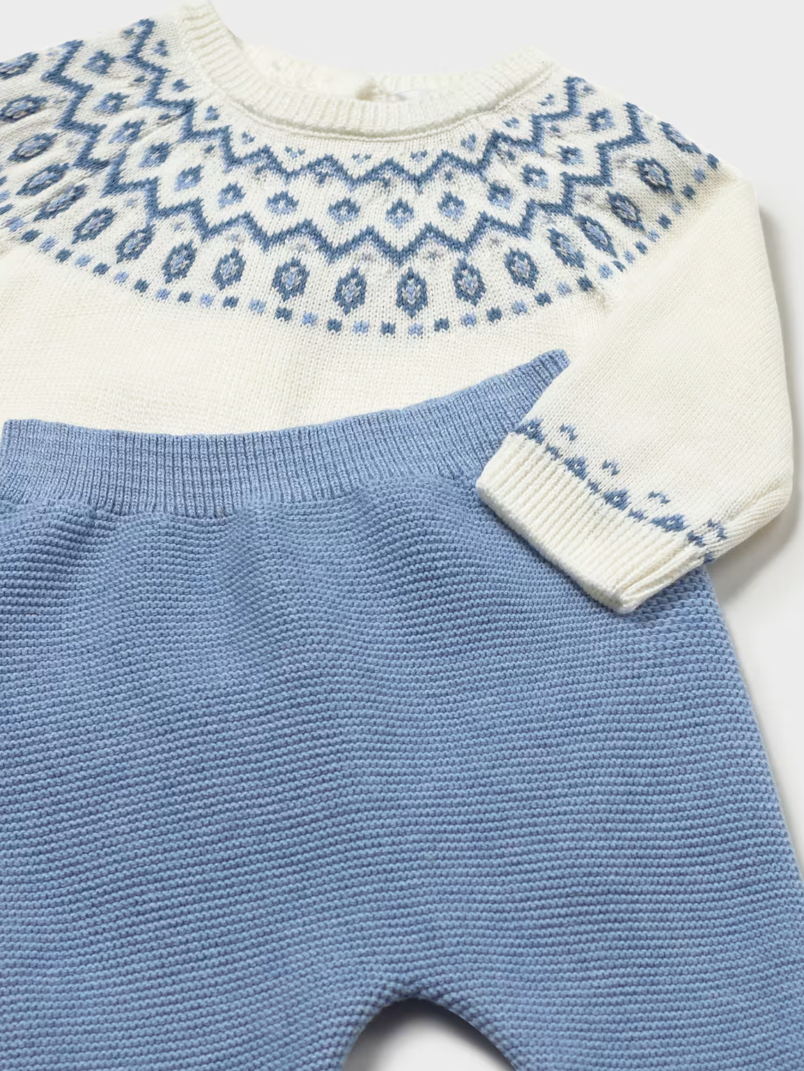 Baby Boy Blue Sweater Set