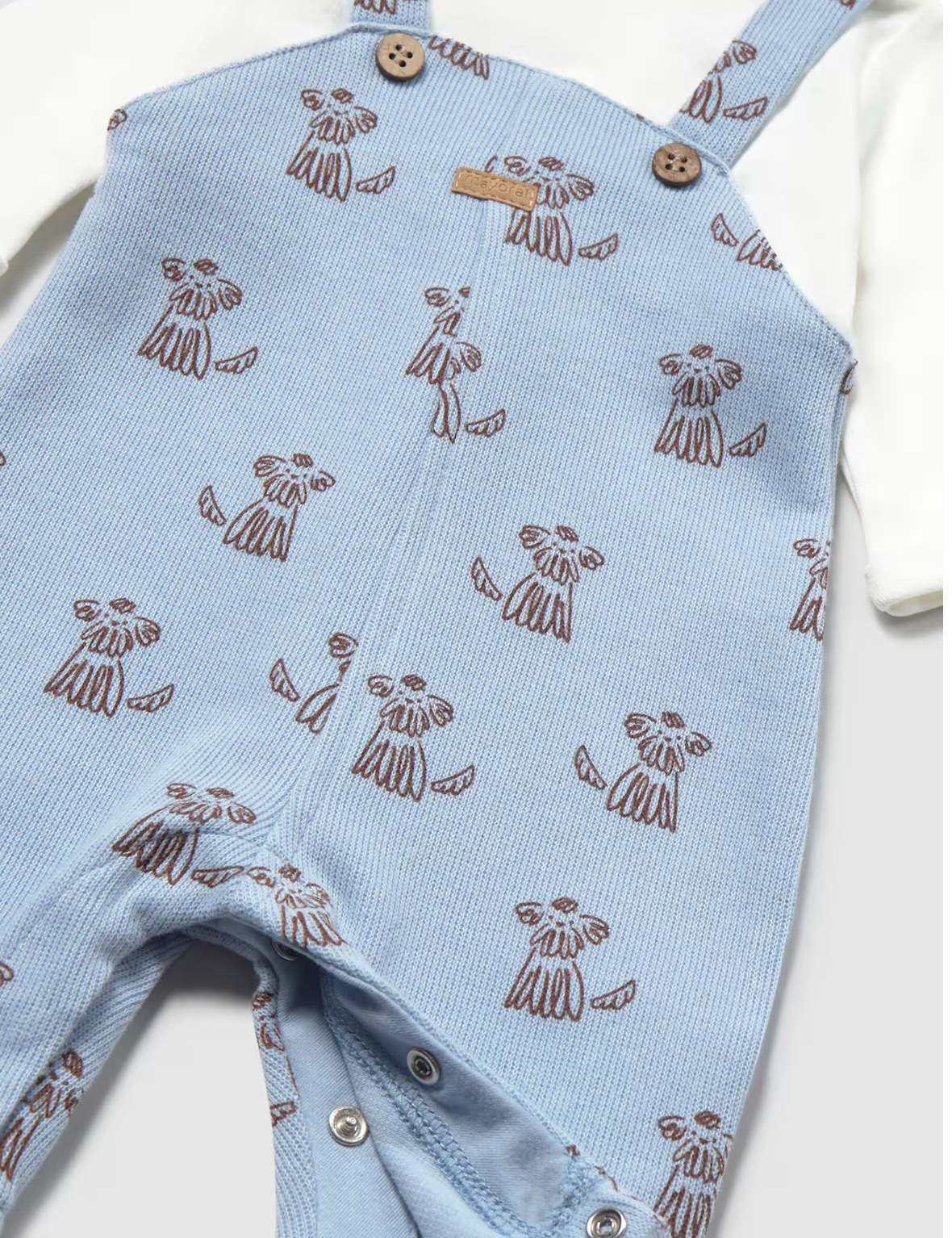 Puppy Print Baby Boy One-Piece