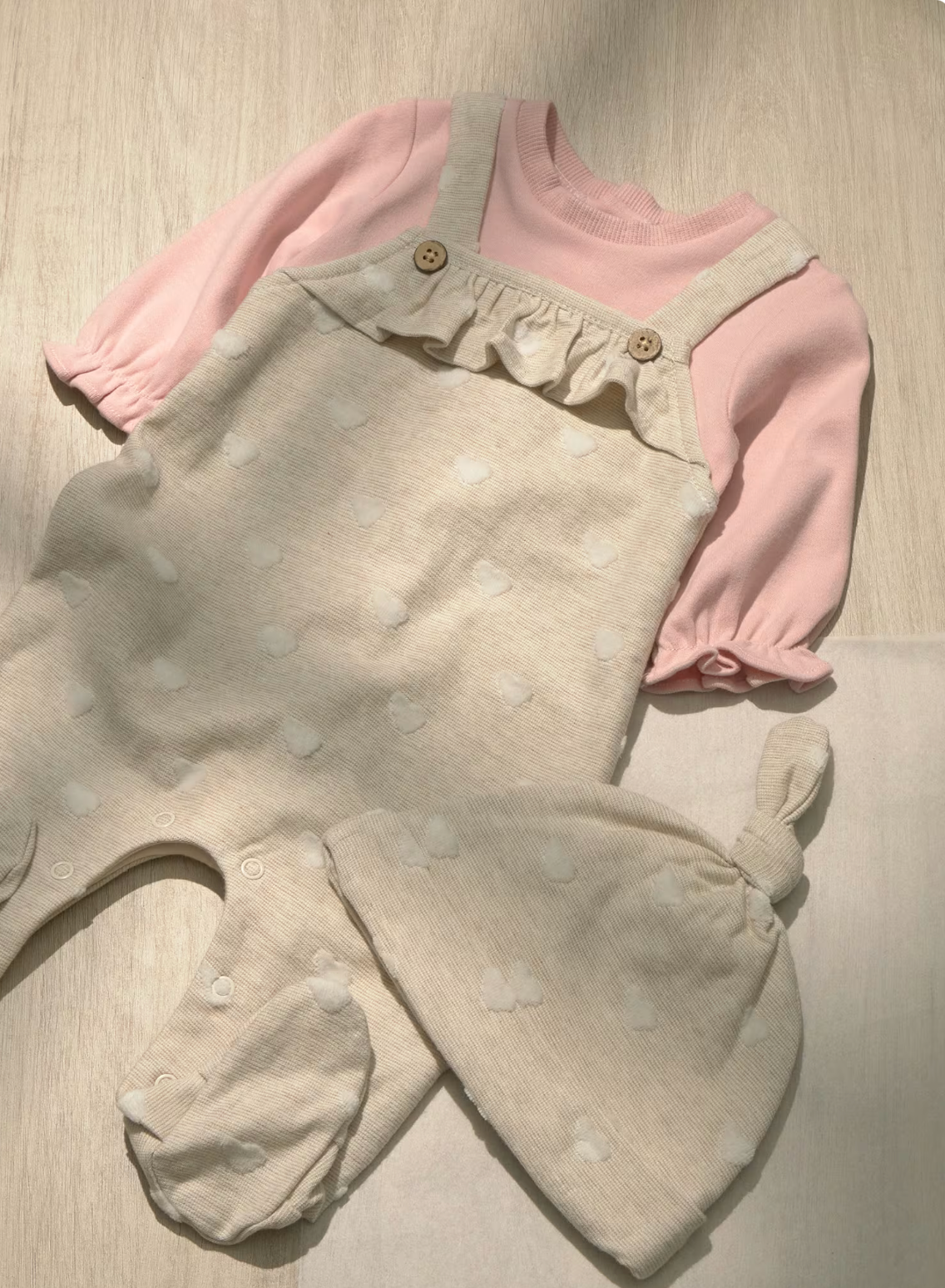 Baby Girl Heart One-Piece
