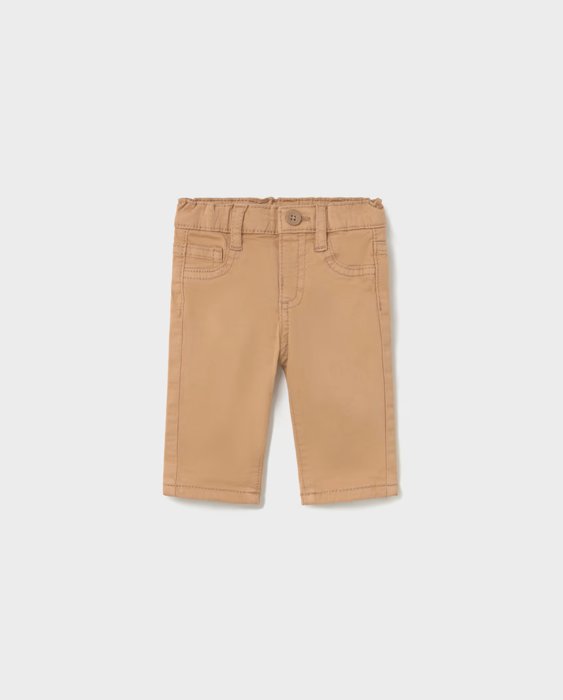 Baby Boy Caramel Twill Pants