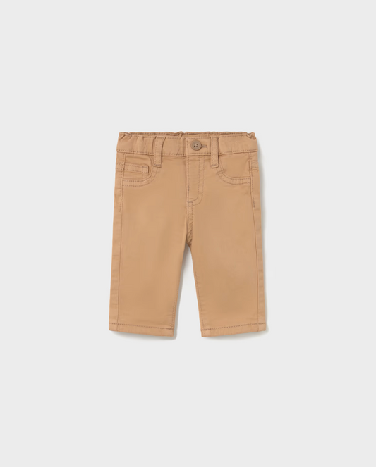 Baby Boy Caramel Twill Pants