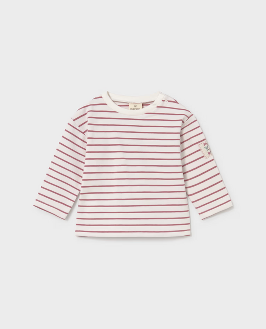 Baby Striped Tee - Clay