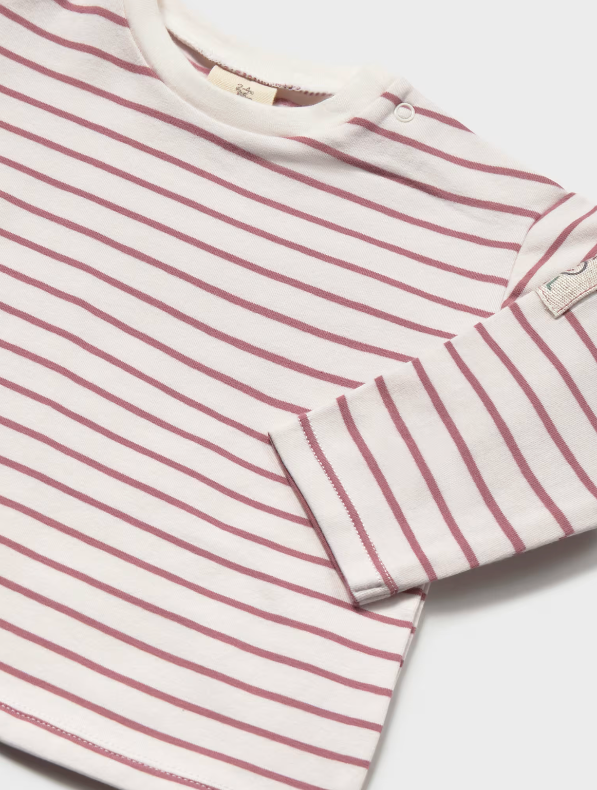 Baby Striped Tee - Clay