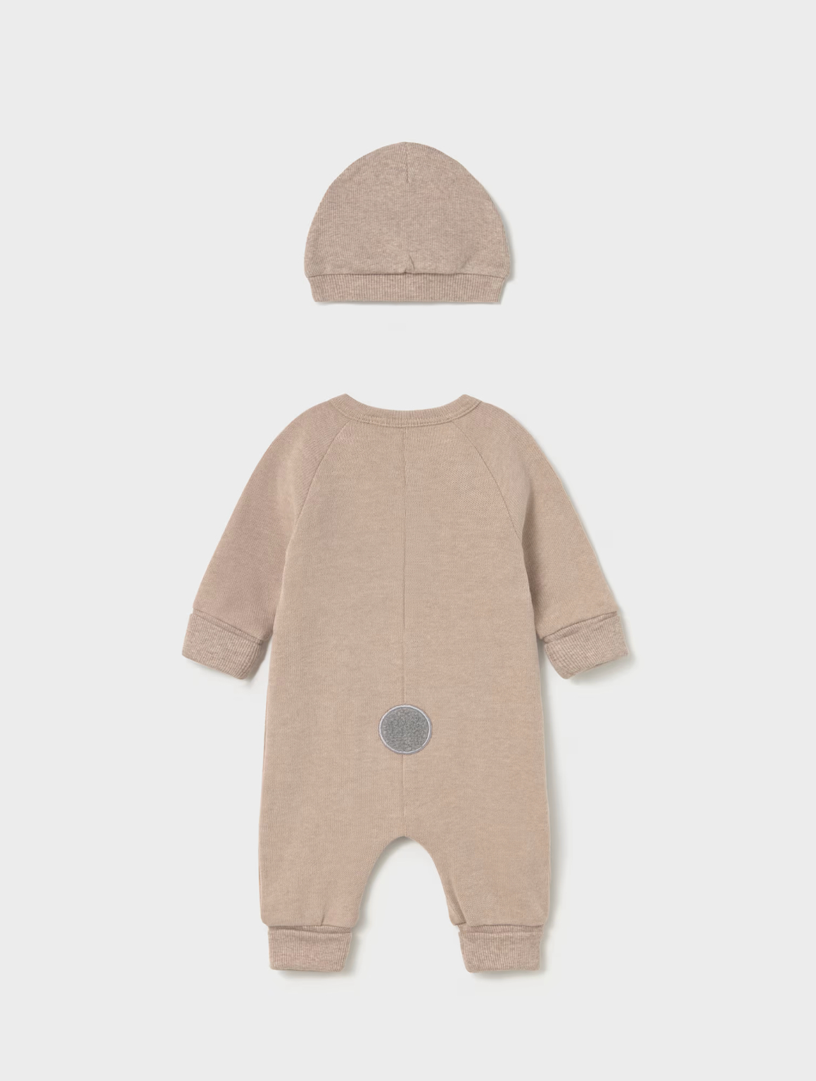 Baby Boy Bear One-Piece - Tan or Blue
