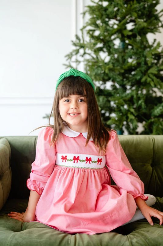 Smocked Bow Garland Dress