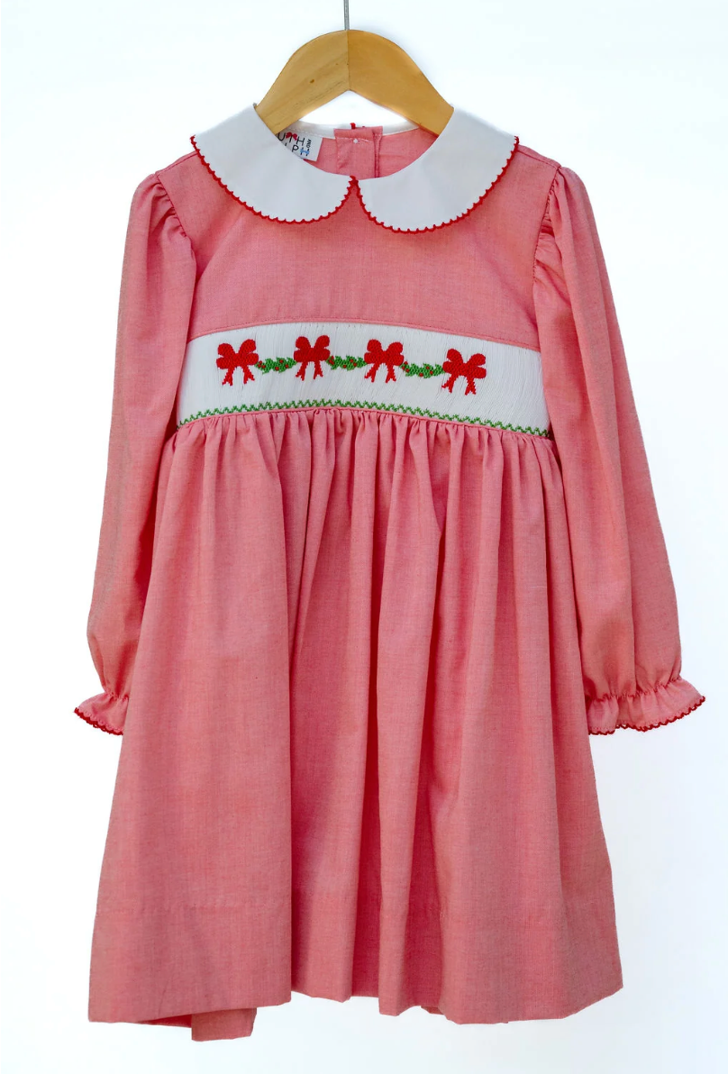 Smocked Bow Garland Dress