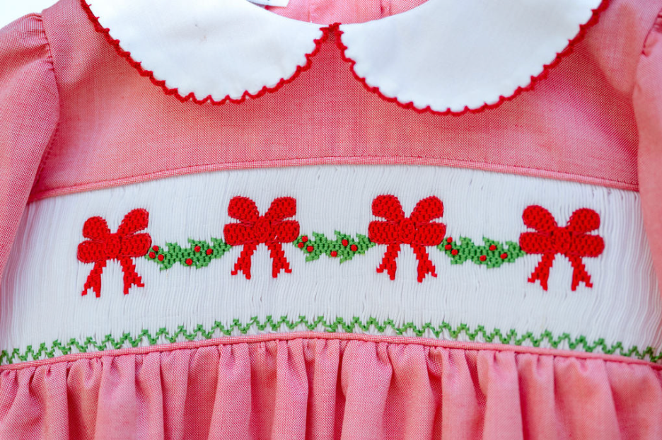Smocked Bow Garland Dress