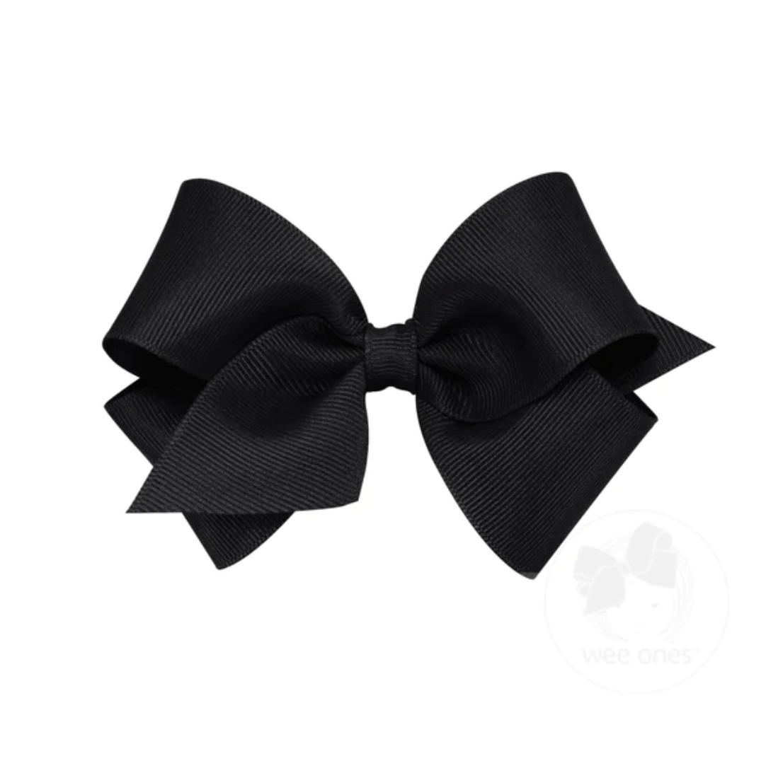 Small Classic Grosgrain Hair Bow - Multiple Color Options