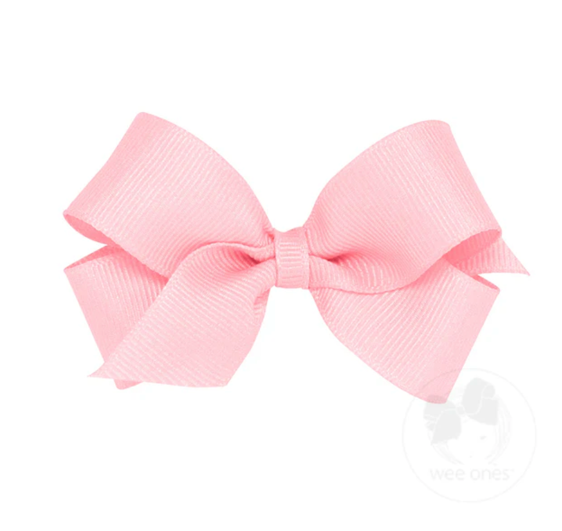 Mini Classic Grosgrain Hair Bow - Multiple Color Options