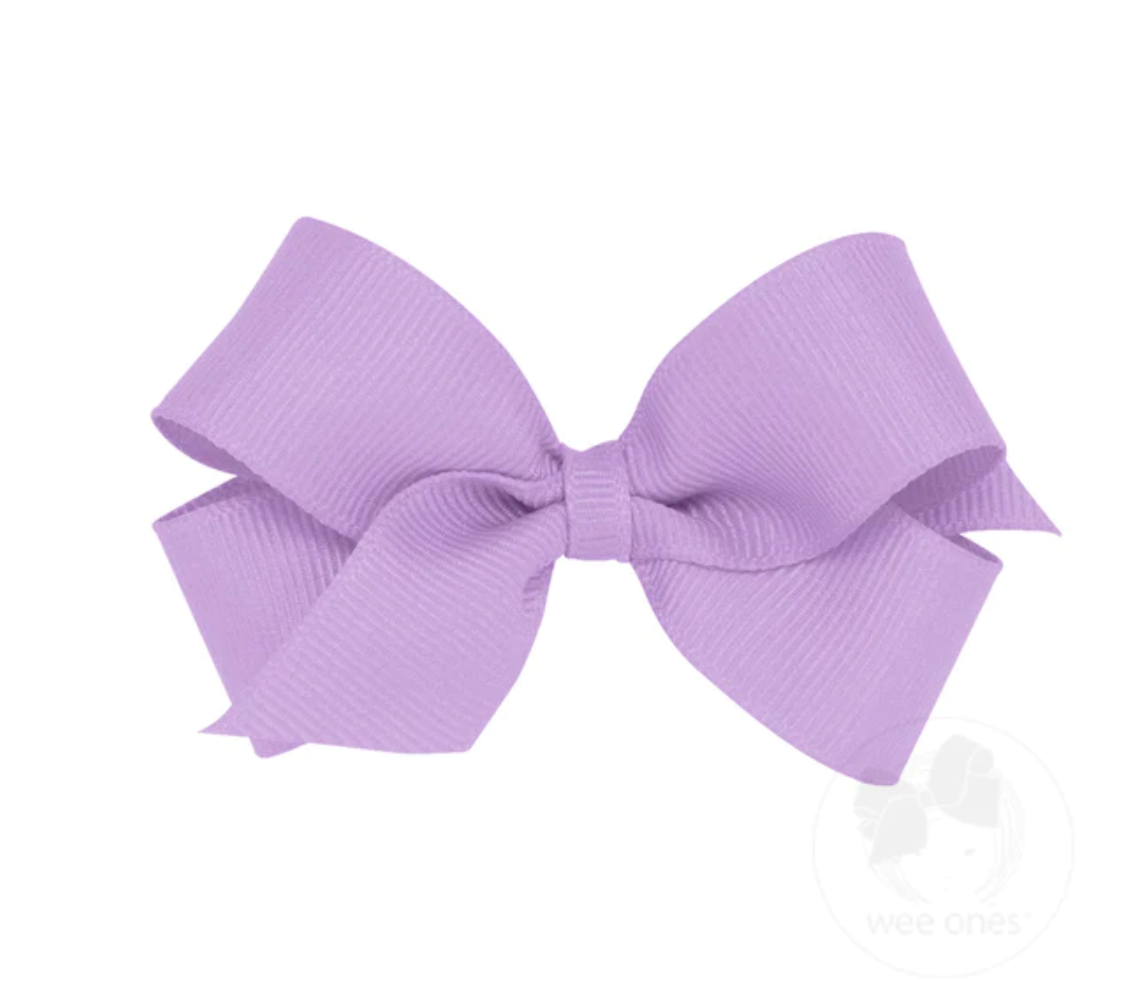Mini Classic Grosgrain Hair Bow - Multiple Color Options
