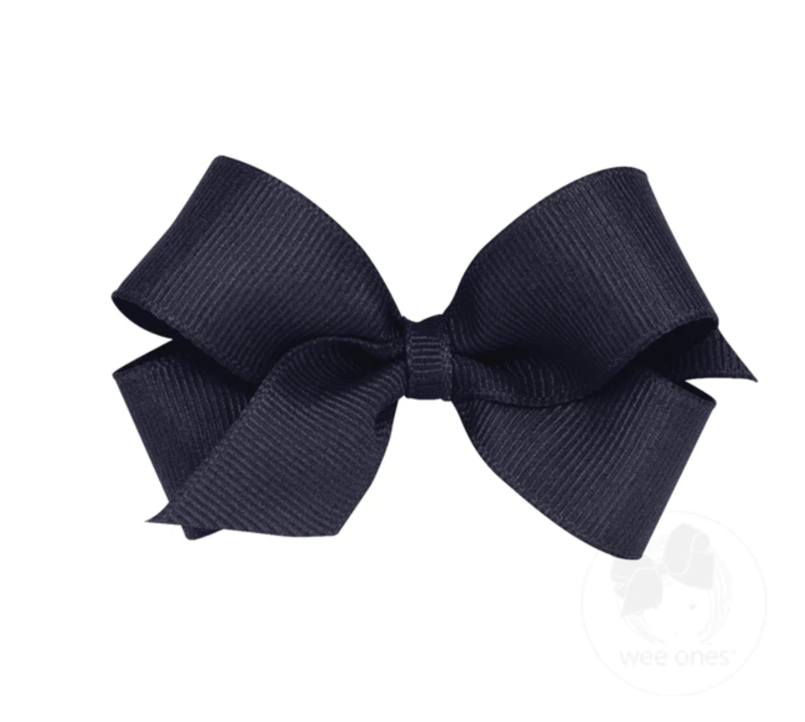 Mini Classic Grosgrain Hair Bow - Multiple Color Options