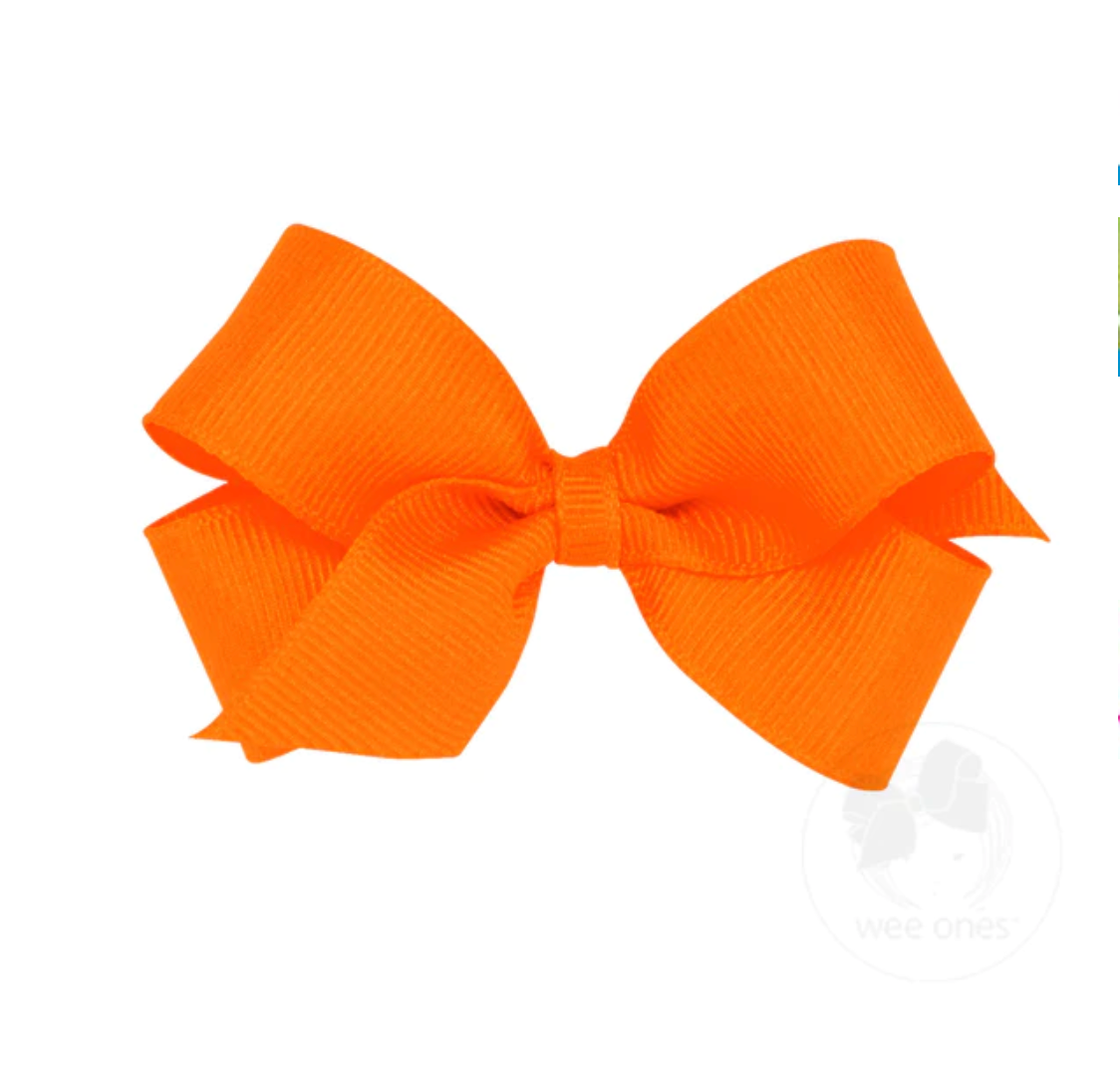 Mini Classic Grosgrain Hair Bow - Multiple Color Options