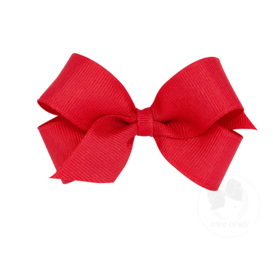 Mini Classic Grosgrain Hair Bow - Multiple Color Options