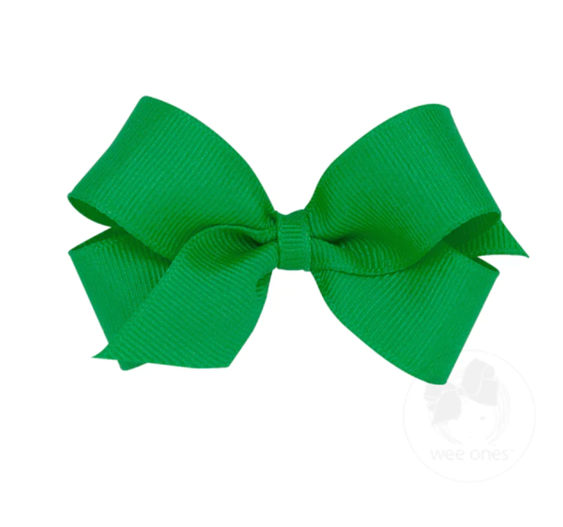 Mini Classic Grosgrain Hair Bow - Multiple Color Options