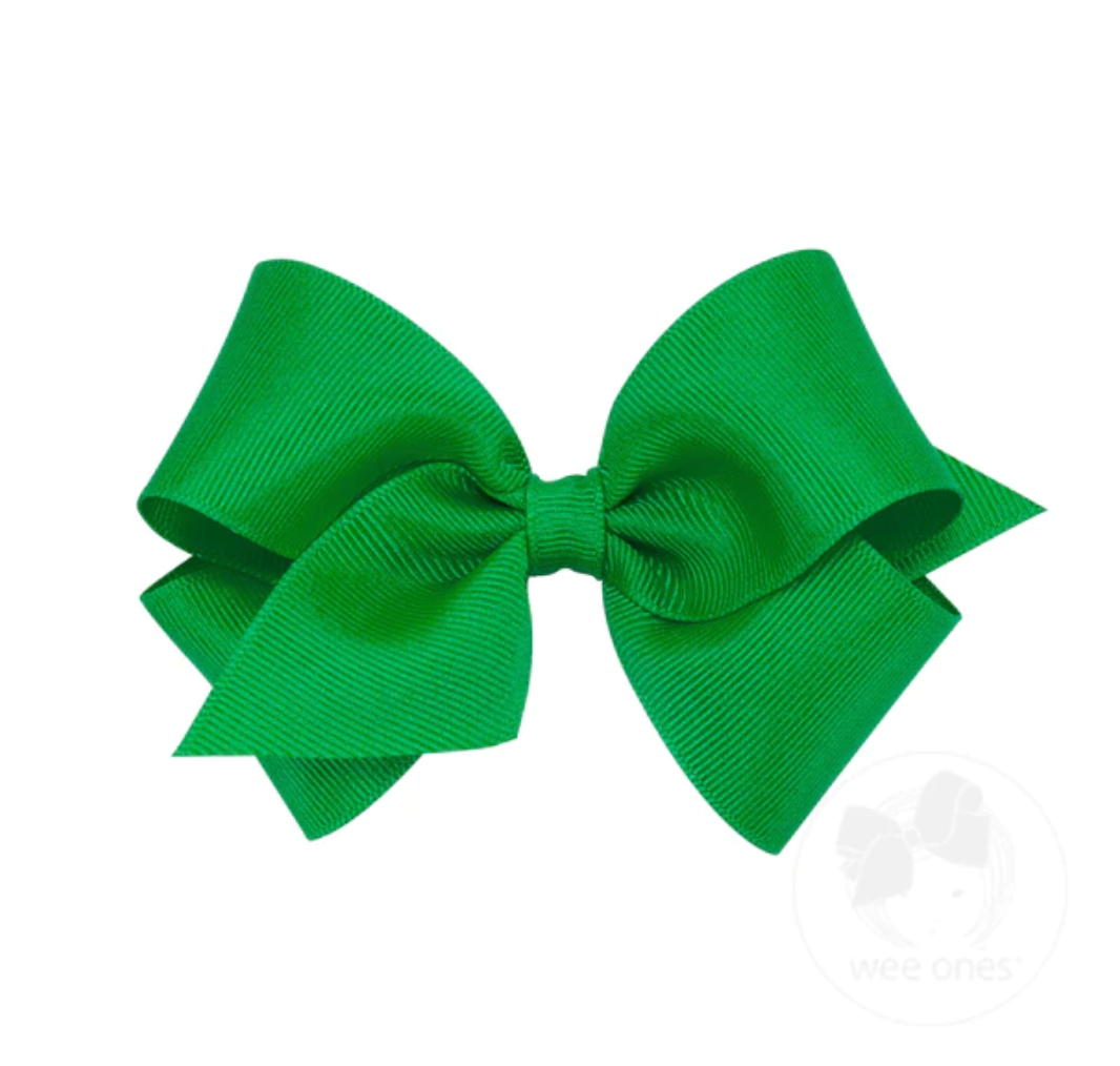 Small Classic Grosgrain Hair Bow - Multiple Color Options