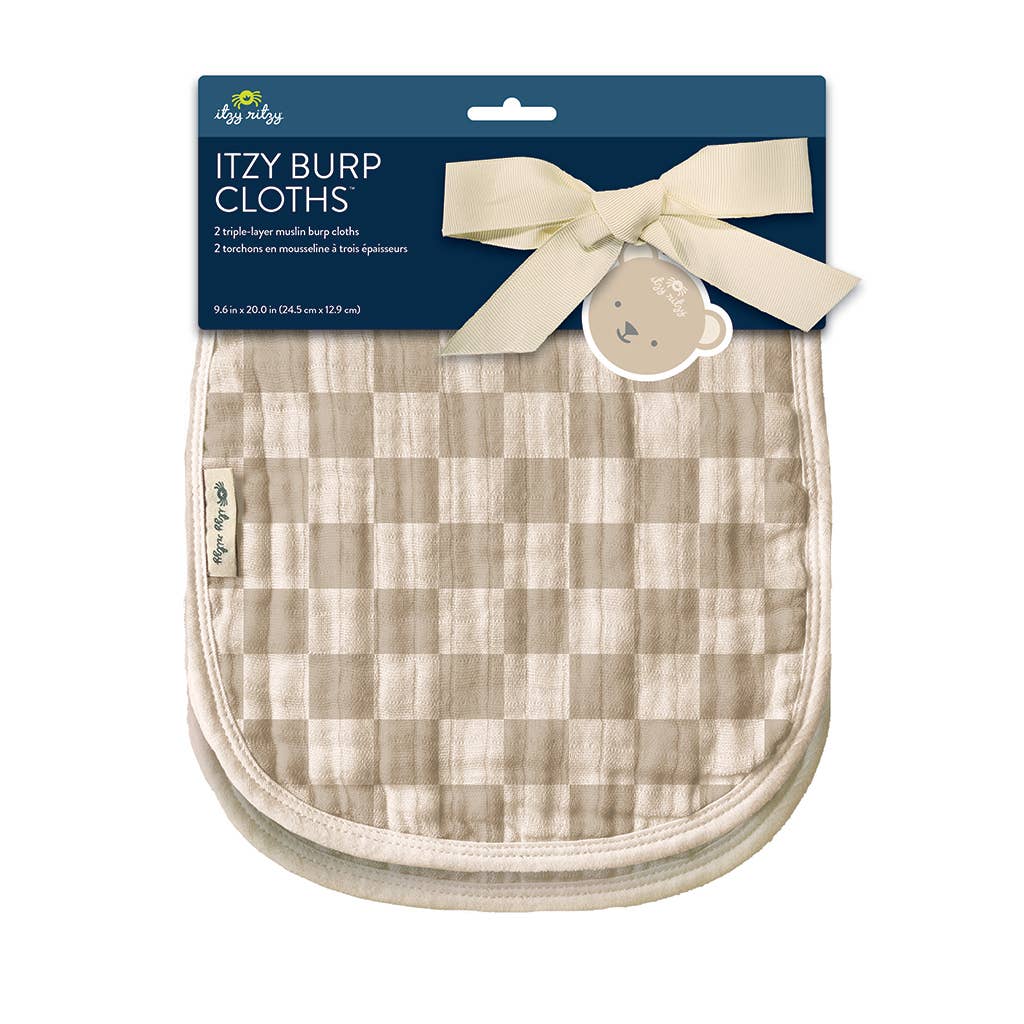 Itzy Burp Cloths™ - Multiple Pattern Options