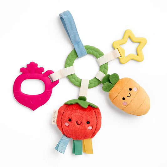 Bitzy Veggie Busy Ring™ Teething Activity Toy