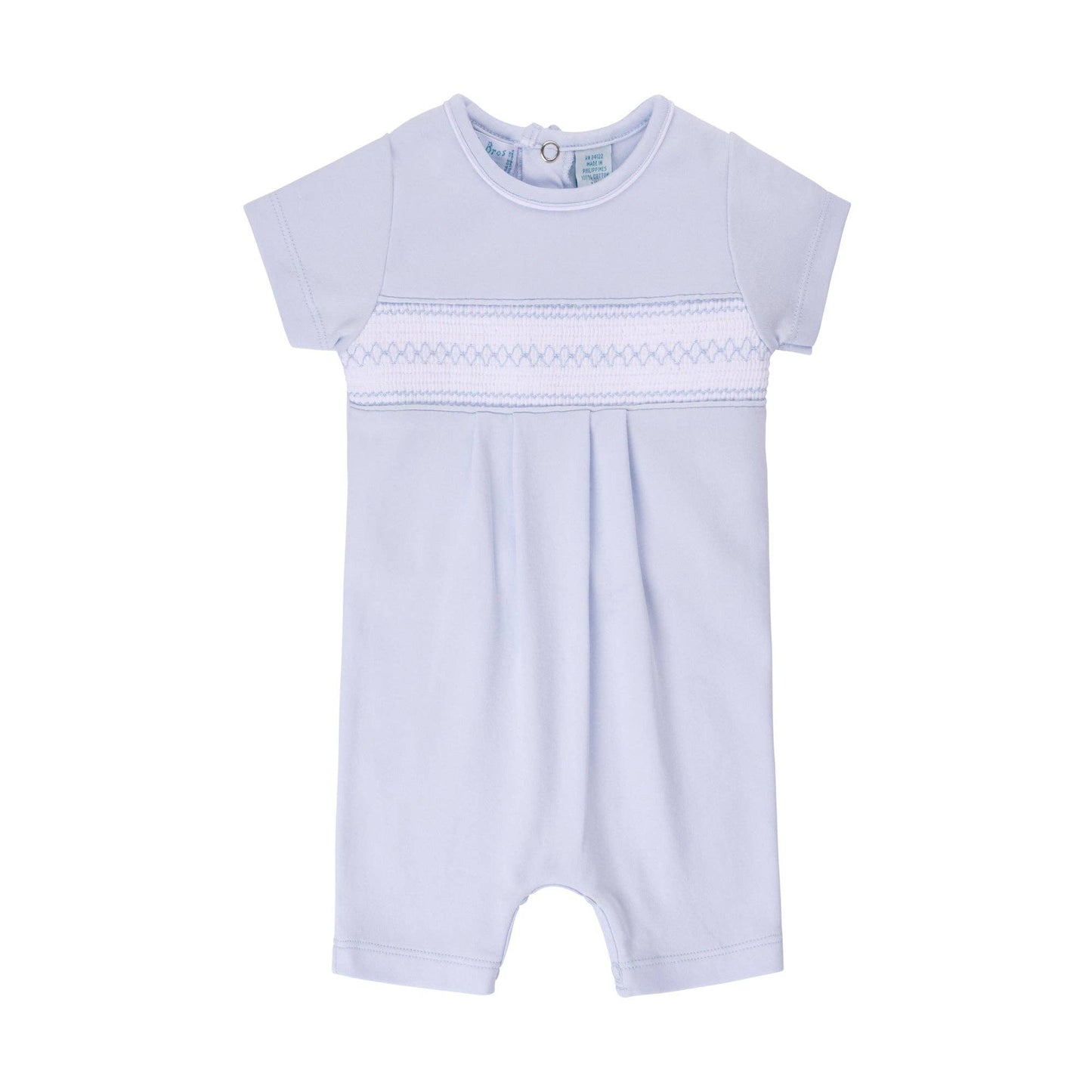 Baby Boy`s Smocked Argyle Shortall