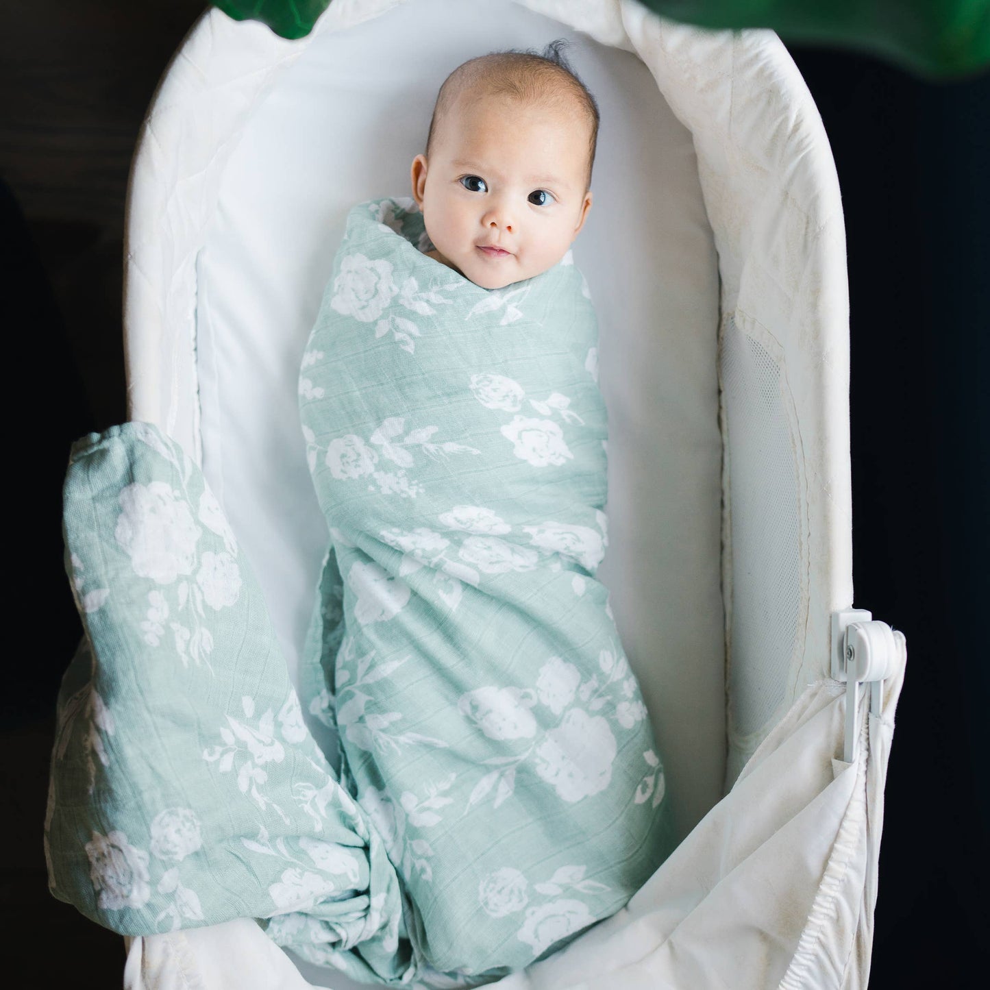 Vintage + Modern Floral Classic Muslin Swaddle Blanket Set