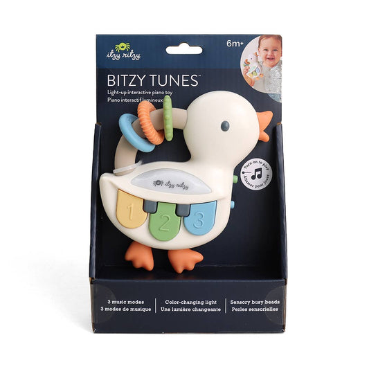 Bitzy Tunes™ Goose - Light-up Interactive Piano Toy