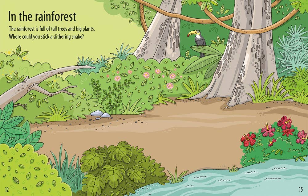First Sticker Book Animals