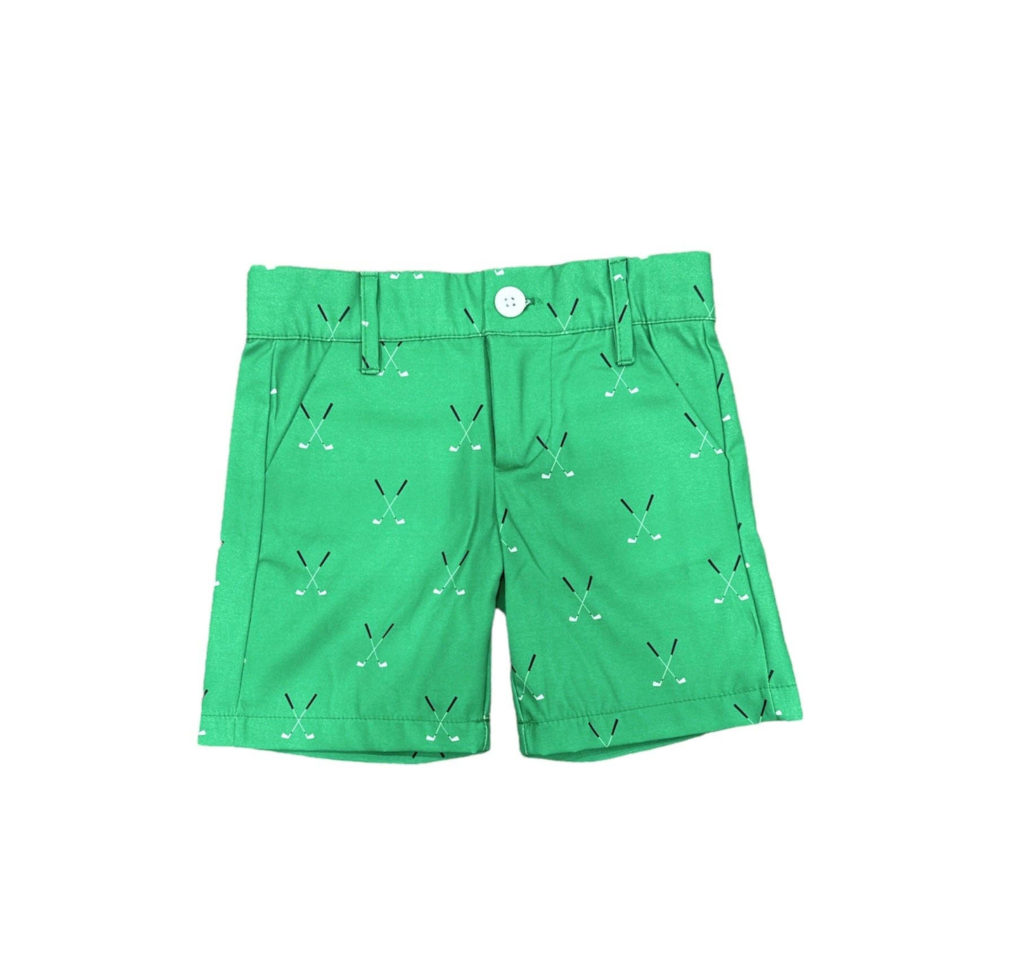 Boys Golf Shorts - Emerald Golf