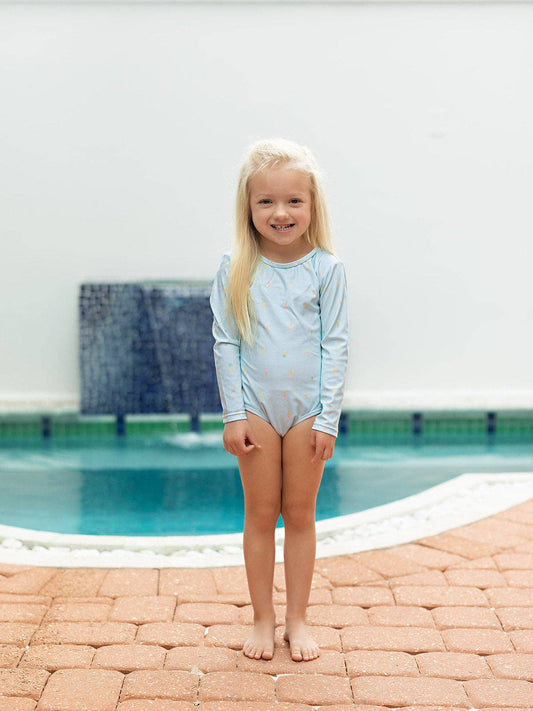 Seaside Ice Cream Party One-Piece Swimsuit