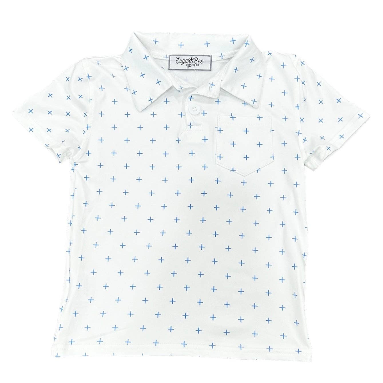 Boys Polo Shirt  - French Blue