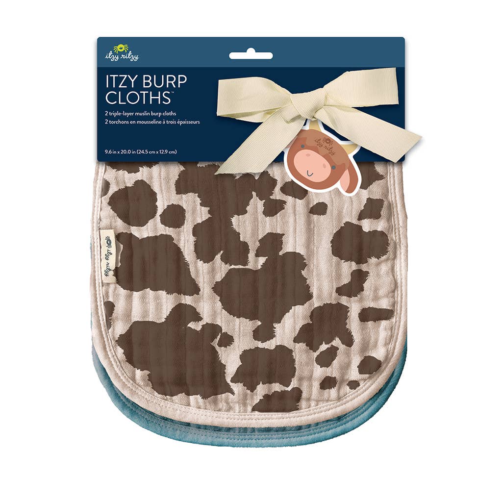 Itzy Burp Cloths™ - Multiple Pattern Options