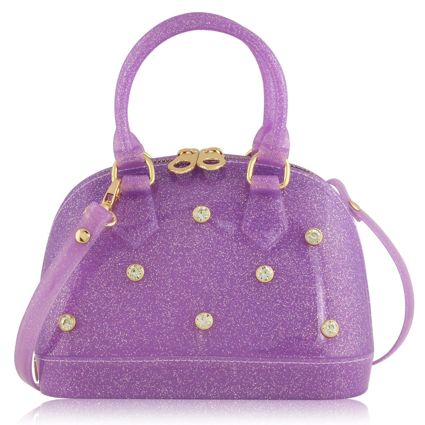 Rhinestone Cate: Purple Sparkle