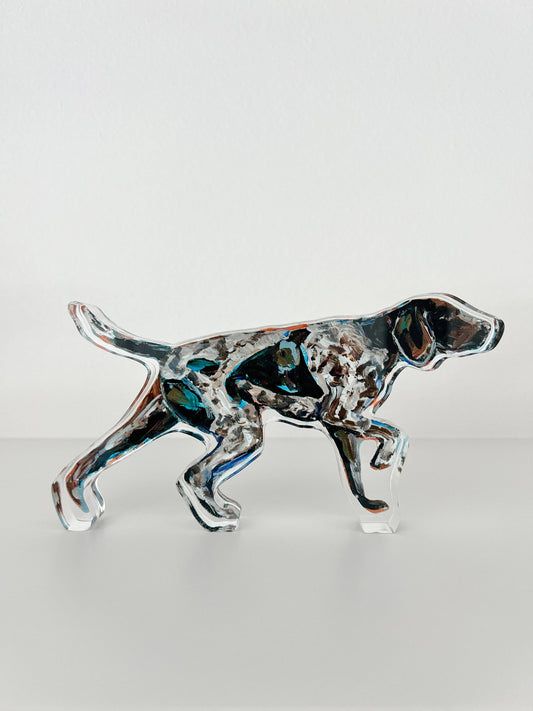 German Shorthaired Pointer Acrylic Block