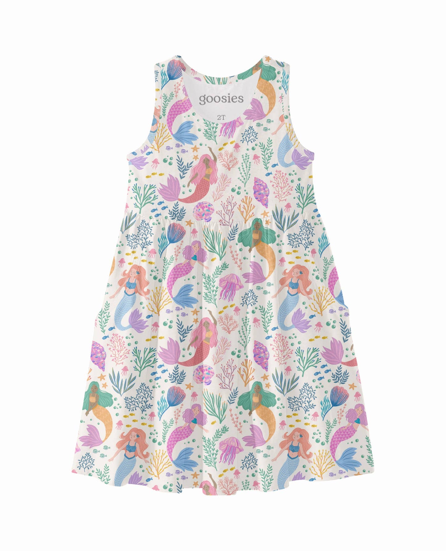 Mermaid Magic - Sleeveless Pocket Dress