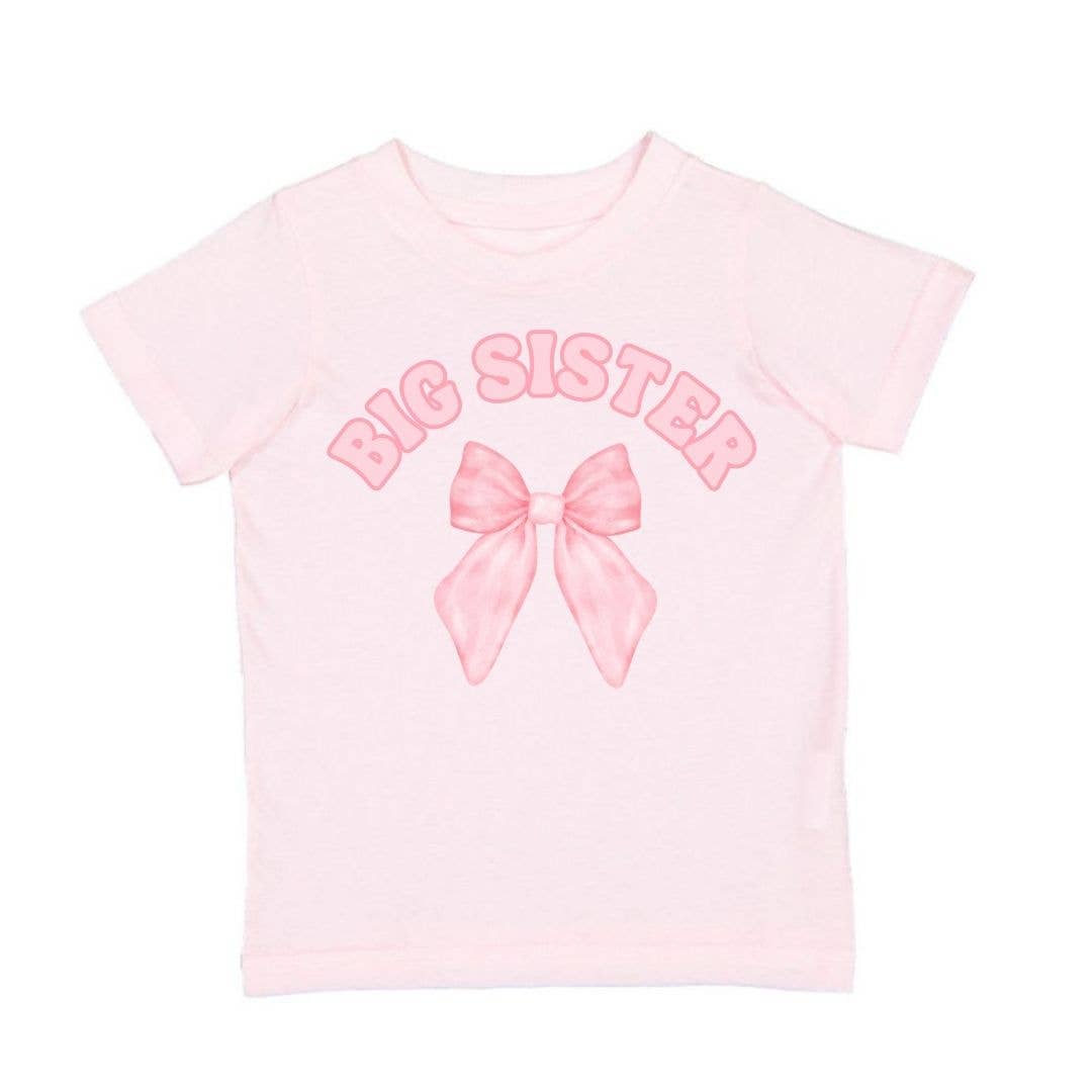 Big Sister Bow Short Sleeve T-Shirt